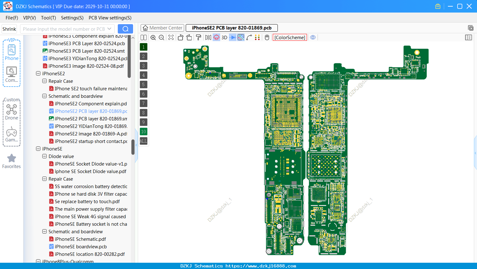 IPhoneSE2 PCB Layer 820-01869